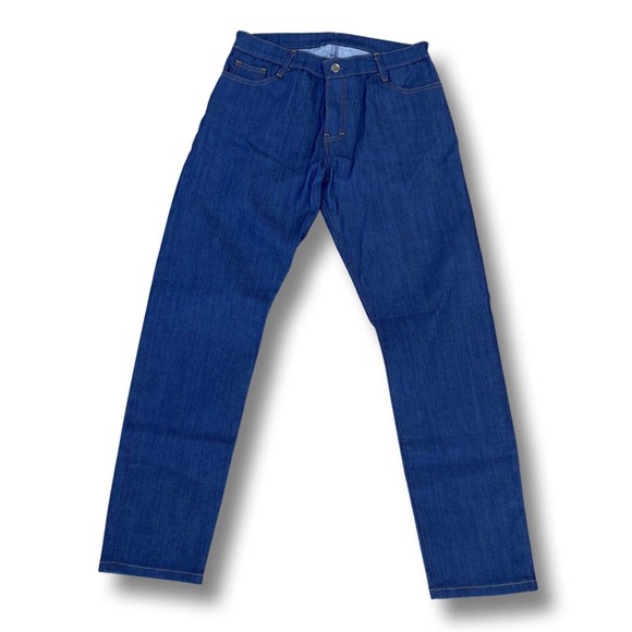 Blue Delta Jeans Women’s 28x27 Blue Stretch Handmade Custom RAW Denim USA $450 - Picture 1 of 10